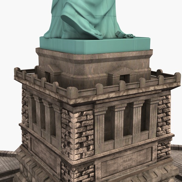3d model liberty statue - Statue Of Liberty by Mansurov Renat