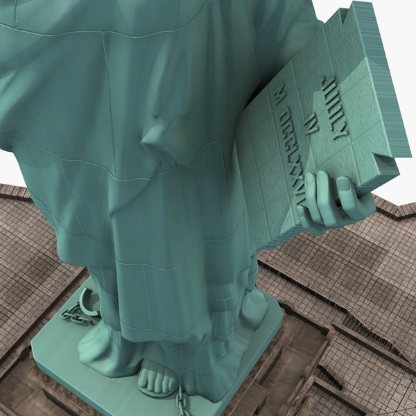 3d model liberty statue - Statue Of Liberty by Mansurov Renat