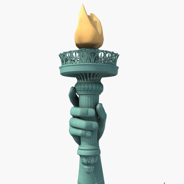 3d model liberty statue - Statue Of Liberty by Mansurov Renat