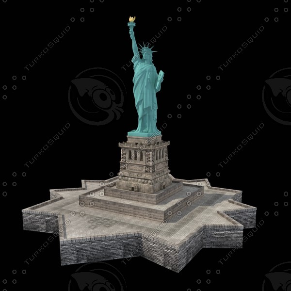 3d model liberty statue - Statue Of Liberty by Mansurov Renat
