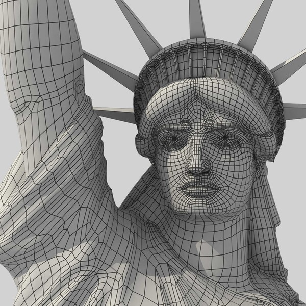3d model liberty statue - Statue Of Liberty by Mansurov Renat