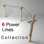 3d power line model