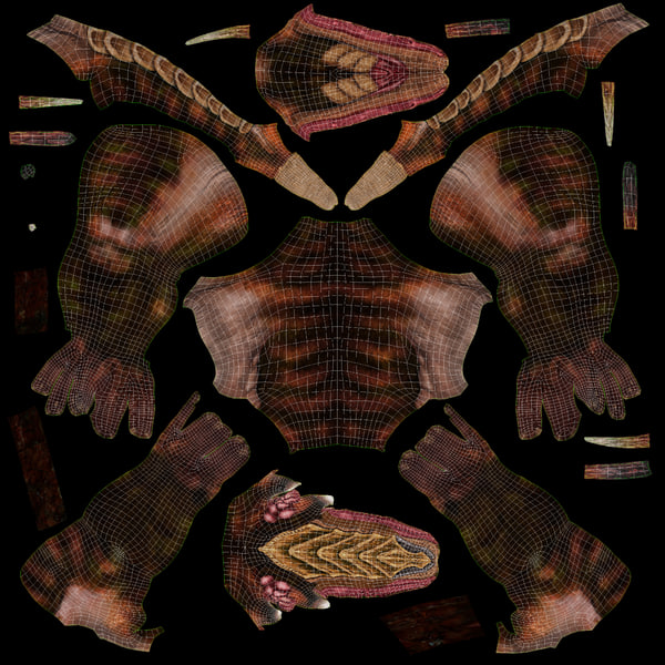 freak swamp hunter stalker 3d max - Swamp Hunter/Stalker (Unrigged)... by The Freak Factory