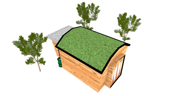 green living concept 3d model - Green Living Concept by uniquedesign71
