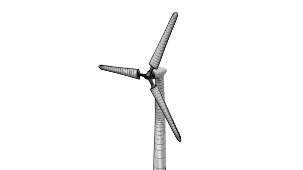 animate scenery green 3d model - Windmill by uniquedesign71