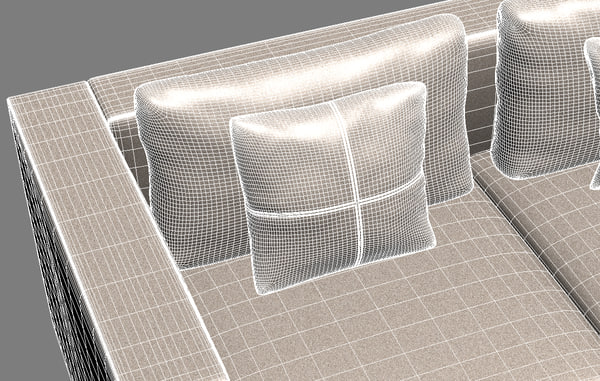 3d model minotti braque sofa - Minotti Braque Sofa by jimd