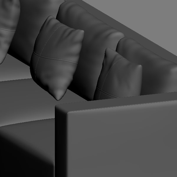 3d model minotti braque sofa - Minotti Braque Sofa by jimd