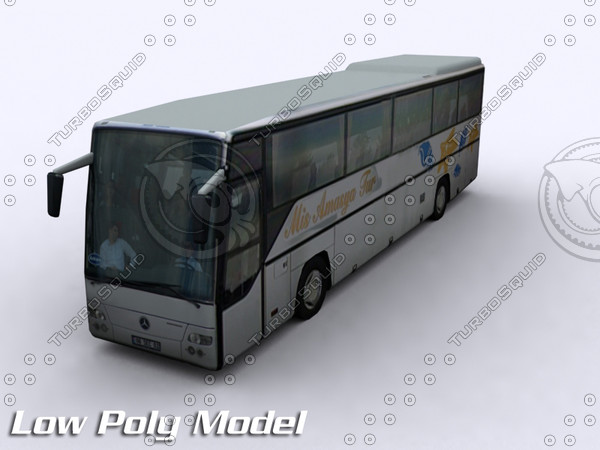 3d mercedes-benz intouro bus model - Mercedes-Benz Intouro by Mertcan0403