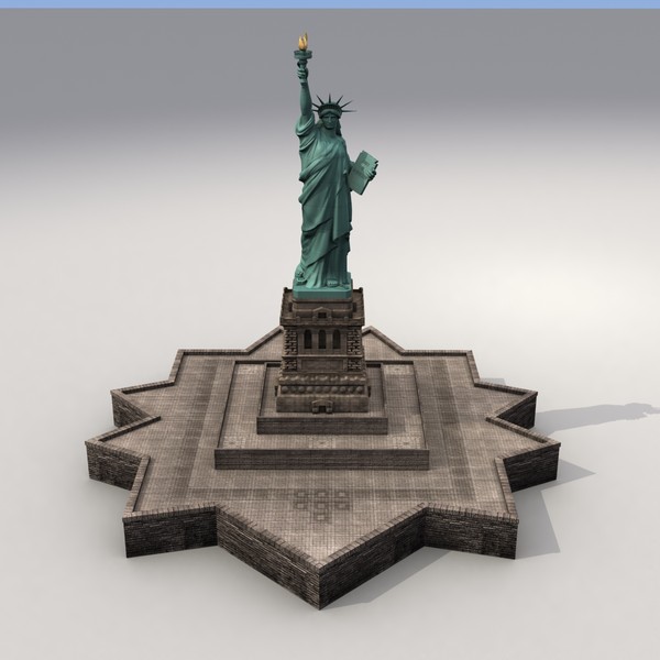 3d model liberty statue - Statue Of Liberty by Mansurov Renat