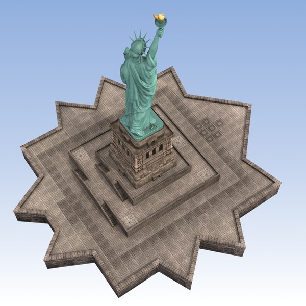 3d model liberty statue - Statue Of Liberty by Mansurov Renat