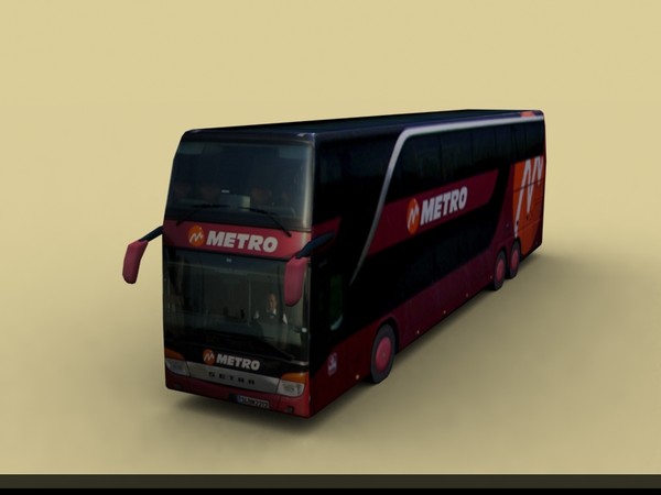 3ds setra s 431 dt - Setra S 431 DT by Mertcan0403