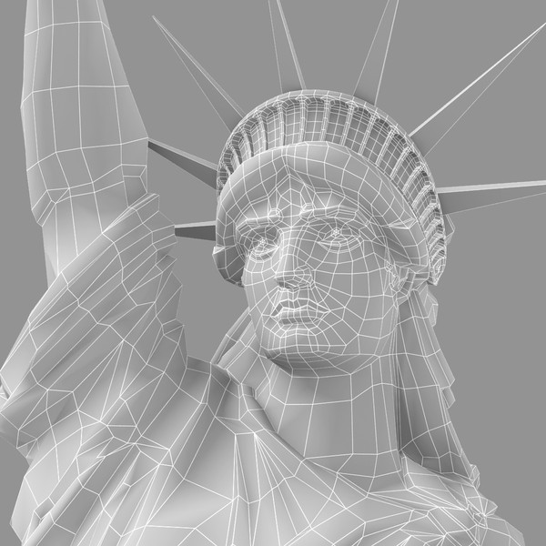 3d model liberty statue - Statue Of Liberty by Mansurov Renat