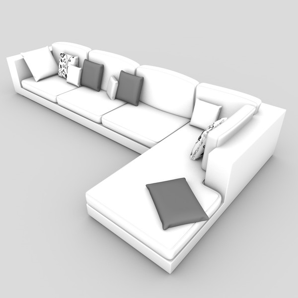 sofa cushions c4d - Sofa by KeremGogus