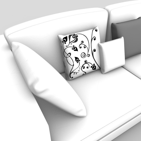 sofa cushions c4d - Sofa by KeremGogus