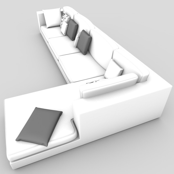 sofa cushions c4d - Sofa by KeremGogus