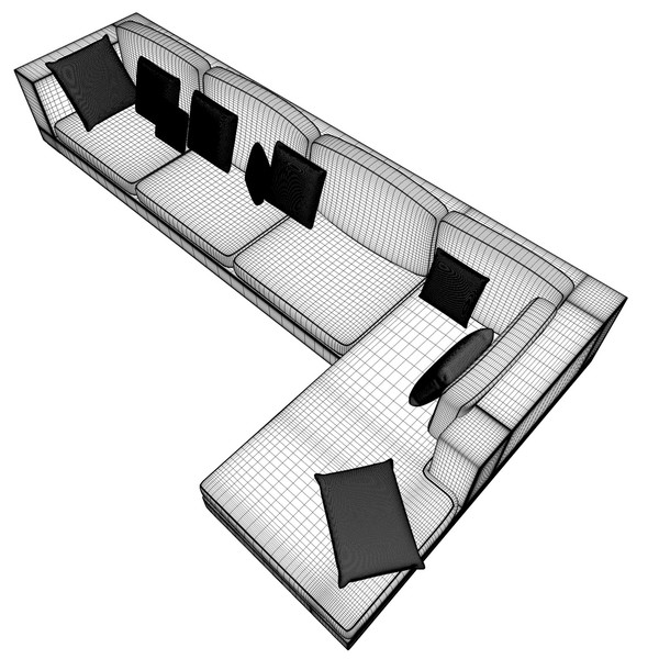 sofa cushions c4d - Sofa by KeremGogus