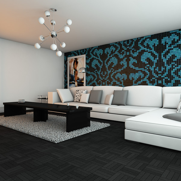living room 3d model - Elegant Living Room by KeremGogus