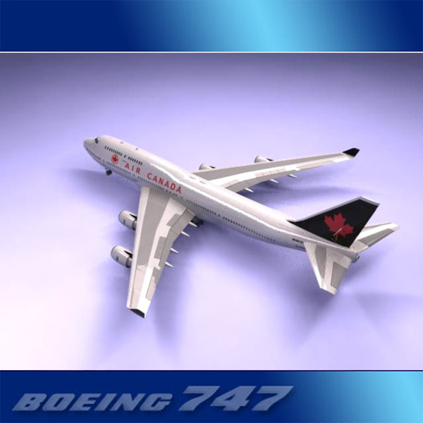 Boeing 747-400 Airliner (Air Canada)