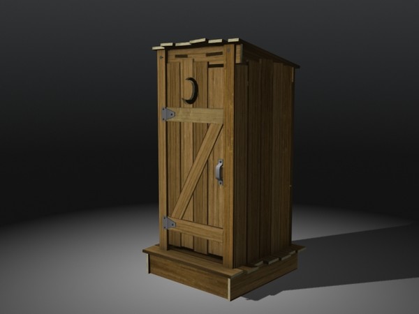 3ds max outhouse house - Outhouse by PolyPro