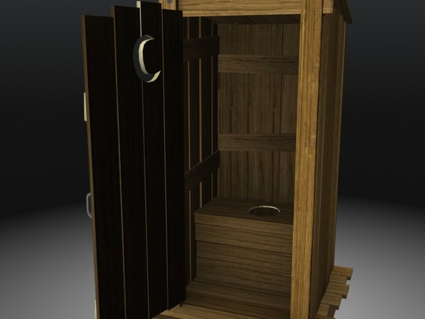 3ds max outhouse house - Outhouse by PolyPro