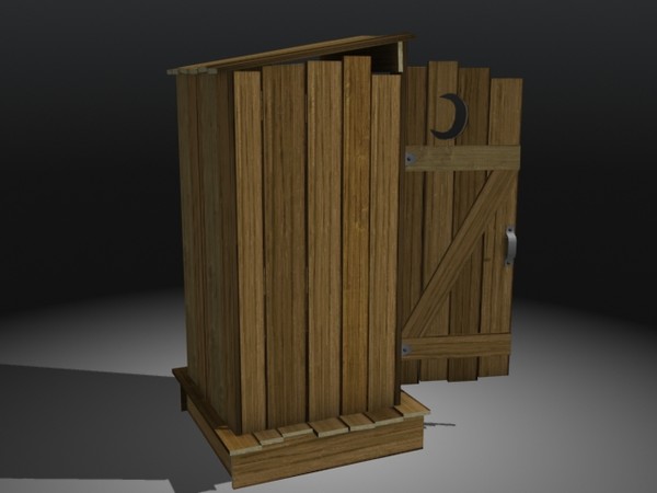3ds max outhouse house - Outhouse by PolyPro