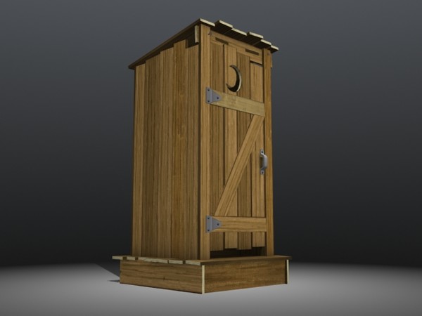 3ds max outhouse house - Outhouse by PolyPro