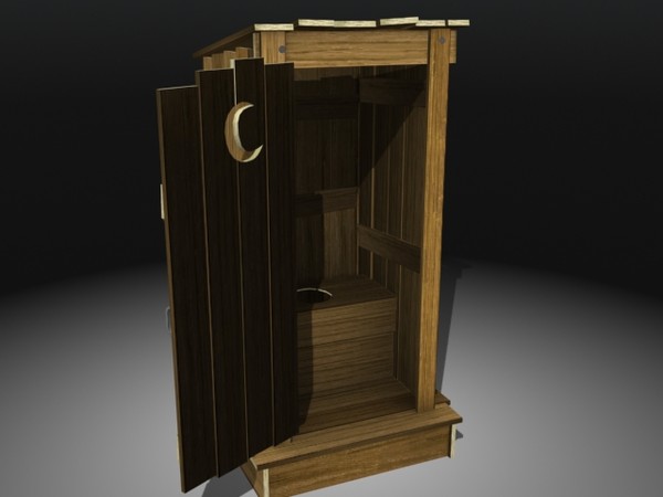 3ds max outhouse house - Outhouse by PolyPro