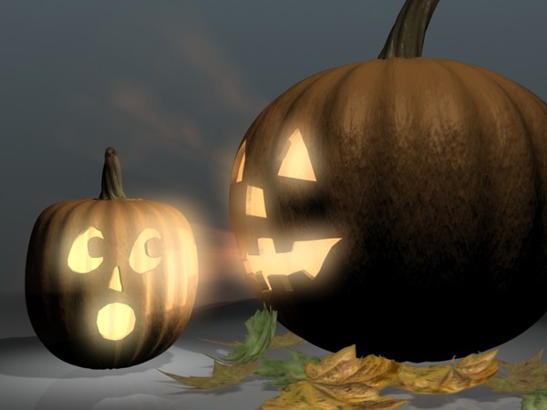 jack lanterns 3d model - Jack O Lanterns by PolyPro