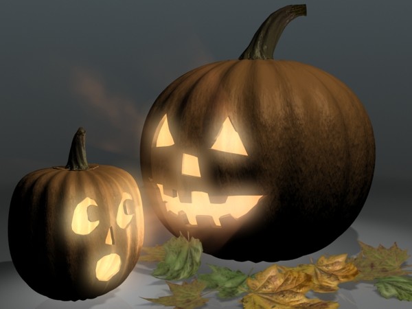jack lanterns 3d model - Jack O Lanterns by PolyPro