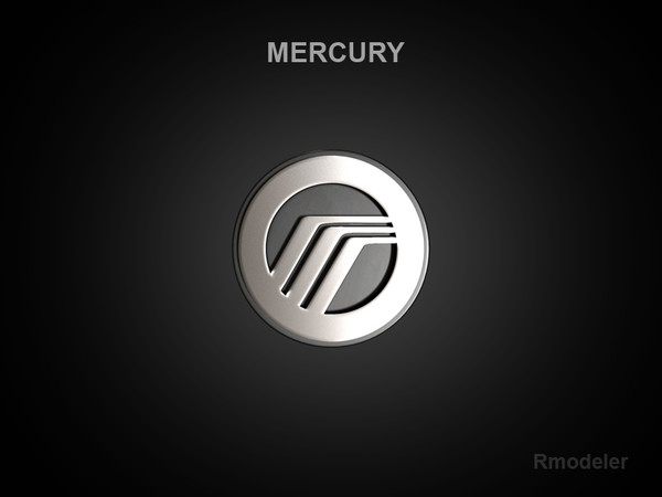 3dsmax logo mercury - Mercury 3d Logo by Serega Rozhnov
