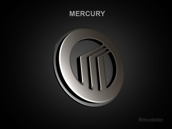 3dsmax logo mercury - Mercury 3d Logo by Serega Rozhnov