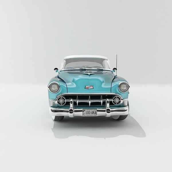 vintage car 3d model - Chevrolet Bel Air 1953 by guillaume_44