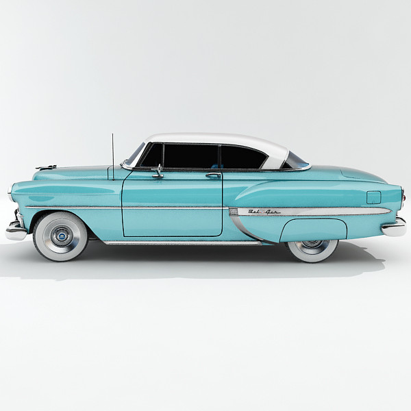 vintage car 3d model - Chevrolet Bel Air 1953 by guillaume_44