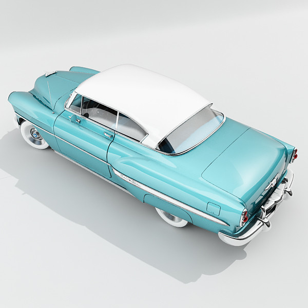 vintage car 3d model - Chevrolet Bel Air 1953 by guillaume_44