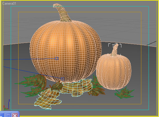 pumpkins leaves max - Pumpkin and Autumn Leaves by PolyPro