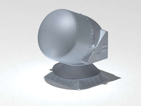 ak-176 76 mm shipborne 3d model - AK-176, 76 mm shipborne automatic gun mount by selena3D