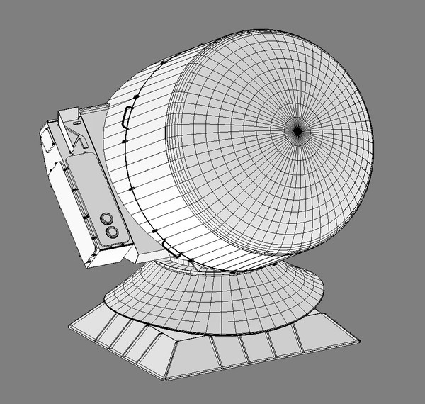 ak-176 76 mm shipborne 3d model - AK-176, 76 mm shipborne automatic gun mount by selena3D