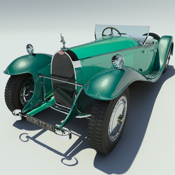3ds max bugatti t41 royale esders - Bugatti T41 Royale Esders Car by PROmax_