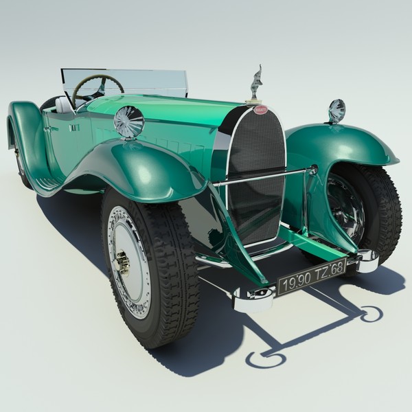 3ds max bugatti t41 royale esders - Bugatti T41 Royale Esders Car by PROmax_