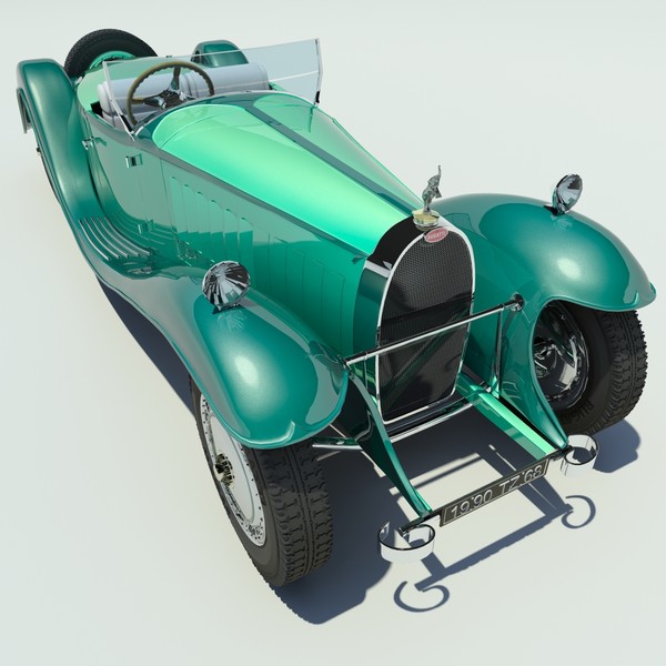 3ds max bugatti t41 royale esders - Bugatti T41 Royale Esders Car by PROmax_