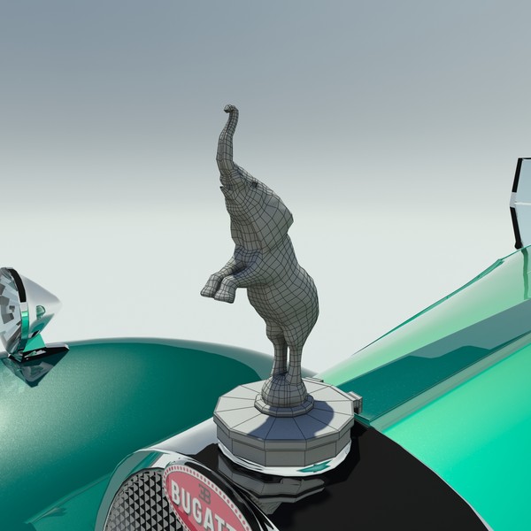 3ds max bugatti t41 royale esders - Bugatti T41 Royale Esders Car by PROmax_