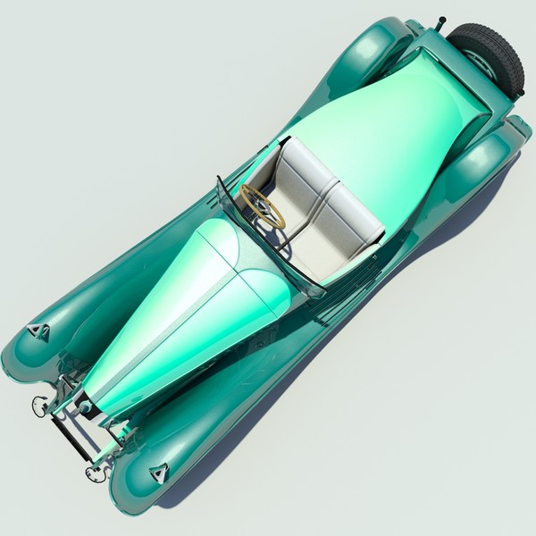3ds max bugatti t41 royale esders - Bugatti T41 Royale Esders Car by PROmax_