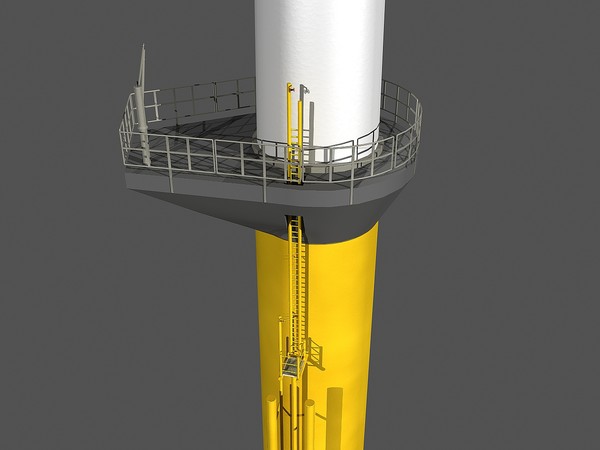 3d model wind turbine - Wind Turbine by RichLT