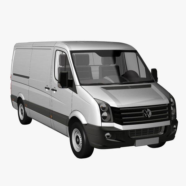 crafter van 2011 normal 3d model - VW Crafter Van 2011 Normal Roof by DreiDe