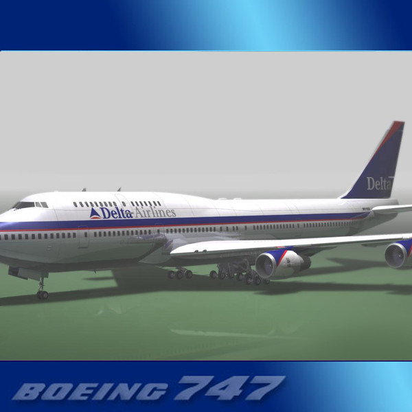 airlines 747 jumbo jet 3ds - Boeing 747-400 Collection... by PerspectX