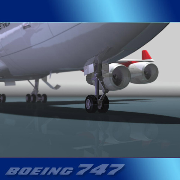 airlines 747 jumbo jet 3ds - Boeing 747-400 Collection... by PerspectX