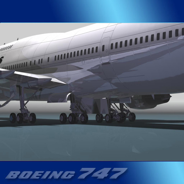 airlines 747 jumbo jet 3ds - Boeing 747-400 Collection... by PerspectX