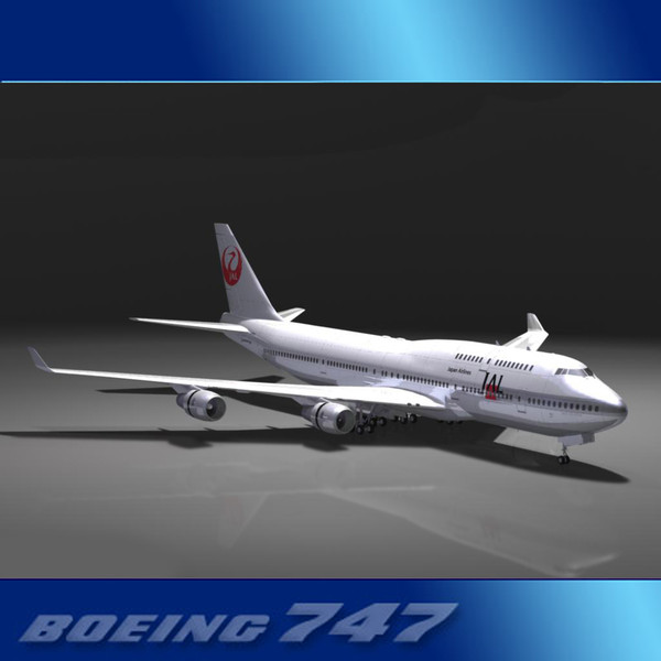 airlines 747 jumbo jet 3ds - Boeing 747-400 Collection... by PerspectX