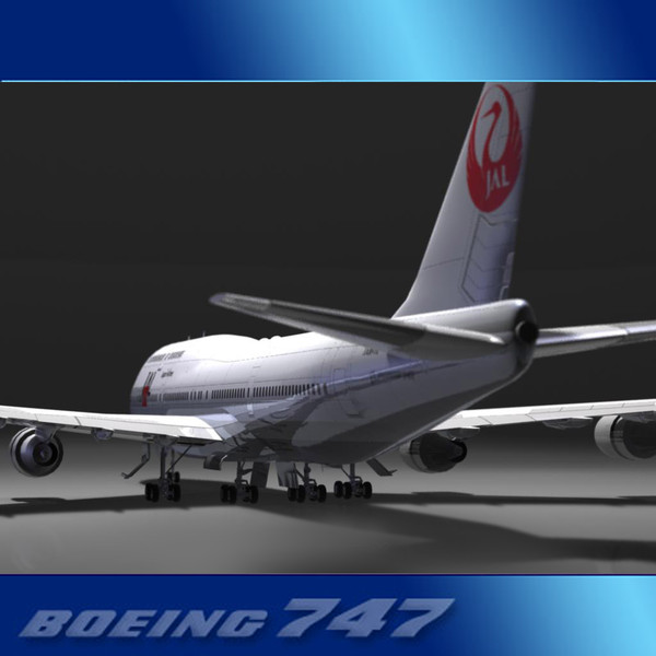 airlines 747 jumbo jet 3ds - Boeing 747-400 Collection... by PerspectX