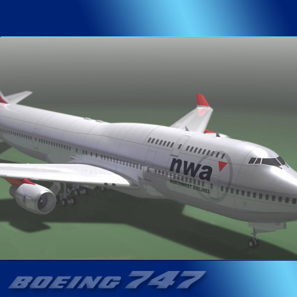 airlines 747 jumbo jet 3ds - Boeing 747-400 Collection... by PerspectX